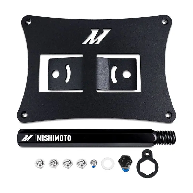 Mishimoto License Plate Relocation Kit - Black 1