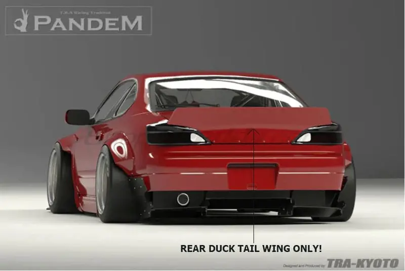 Pandem 99-02 Nissan Silvia (S15) Rocket Bunny Rear Duck Tail Wing Only 1
