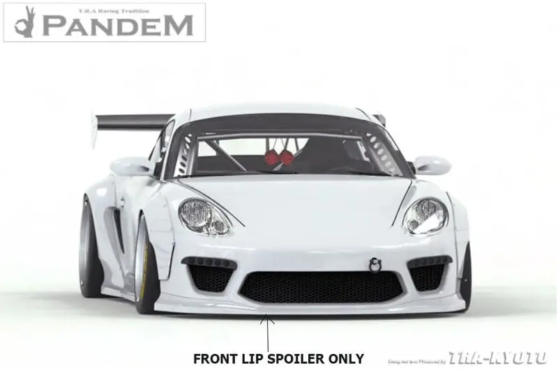 Pandem Rb 09-12 Porsche Cayman V2 Front Lip Spoiler 1