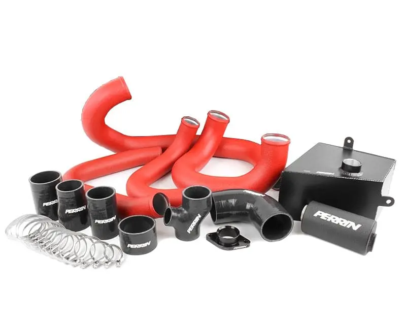 Perrin  15-17 Wrx  Fmic Boost Tube Box W/ Red Boost Tubes And Black Couplers (Perpsp-Itr-437-2Rd/Bk) 1