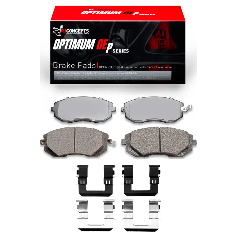 R1 2002-2012 Saab 9-2X Front R1 Optimum Oe Pads & Hardware Kit (2551-0929-01) 1