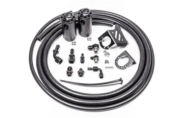 Radium Engineering 2016+ Toyota Tacoma Dual Catch Can Kit - Fluid Lock (20-0840-Fl) 1