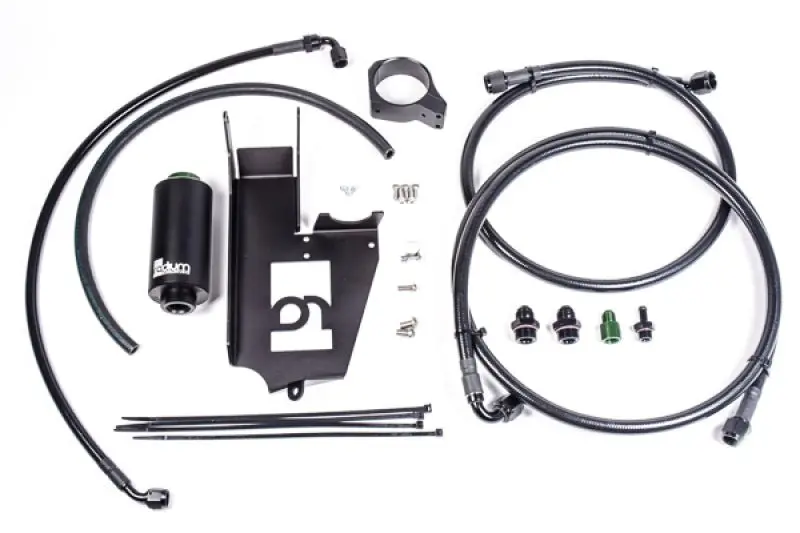 Radium Engineering Fuel Hanger Plumbing Kit Mitsubishi Evo 7/8/9 - Stainless Filter 1