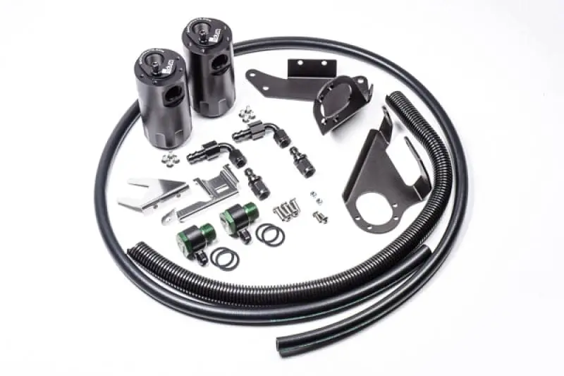 Radium Engineering Nissan 370Z Dual Catch Can Kit 1