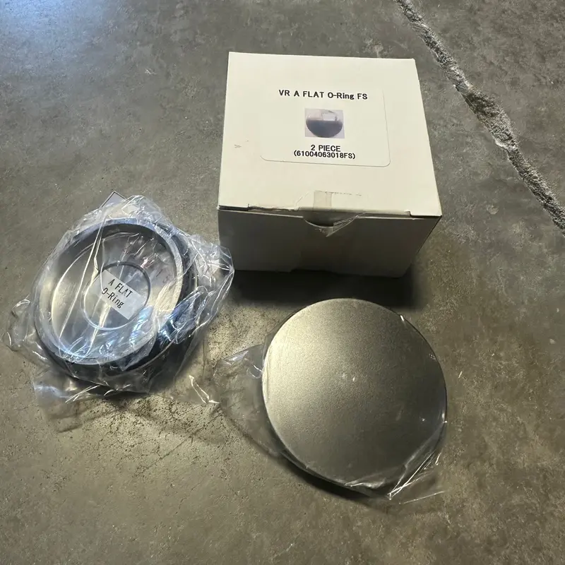 Rays A-Flat O-Ring Type Formula Silver Center Cap Set (2Pieces) 1