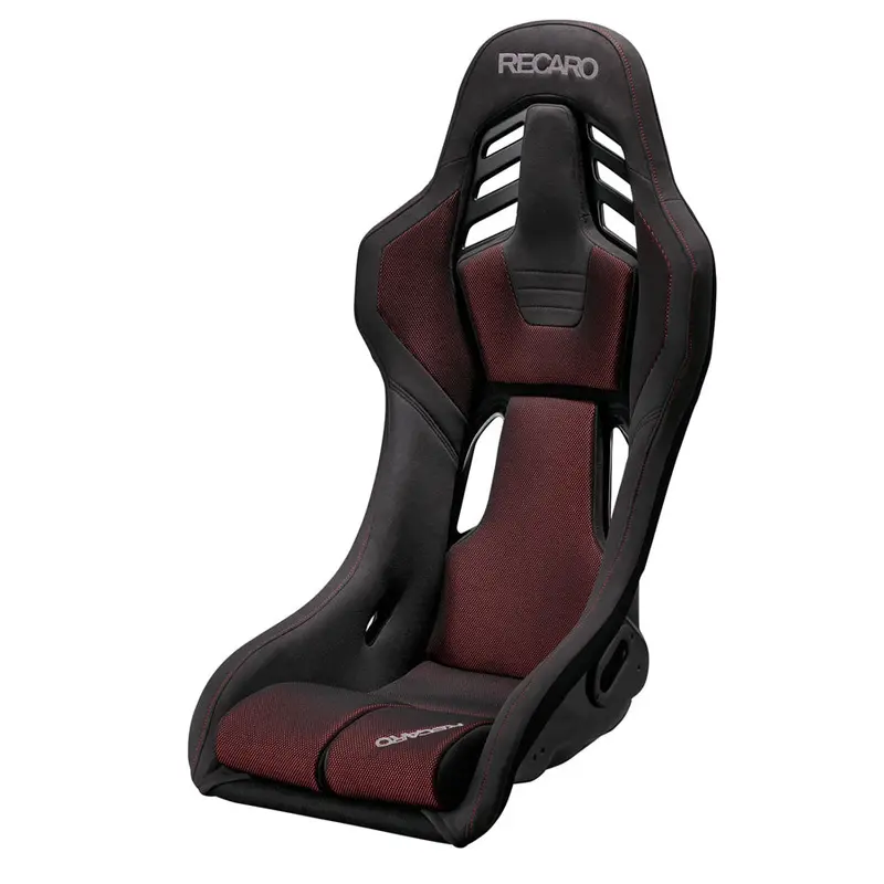 Recaro Rss Bk Large Frp Seat In Kamui Black / Brilliant Mesh Red | 81-089.67.641-0 1