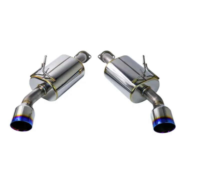 Remark 14+ Infiniti Q50 Axleback Exhaust W/Mufflers - Burnt Double Wall Tip (Ro-Ttq5-Dm) 1