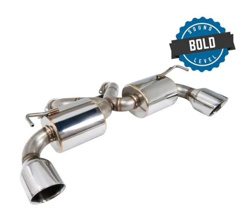 Remark Nissan 370Z (Z34) V2 Axle Back Exhaust W/Stainless Steel Double Wall Tip (Rk-A2063n-01) 1