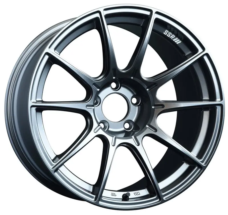 Ssr Gtx01 Wheel In 18X10.5" 5X114.3 +15 Offset In Dark Silver For Evolution 8 9 X | G35 | 350Z | 370Z 1