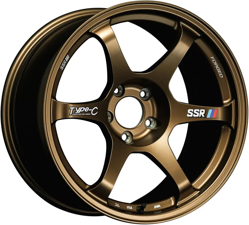 Ssr Type-C Forged 18X9.5 +45 5X100 In Racing Bronze Wheel 1