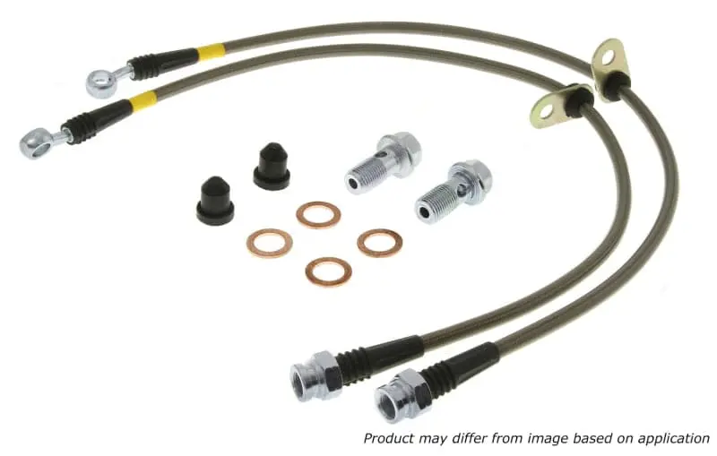 Stoptech 08+ Wrx & Sti Stainless Steel Front Brake Lines 1