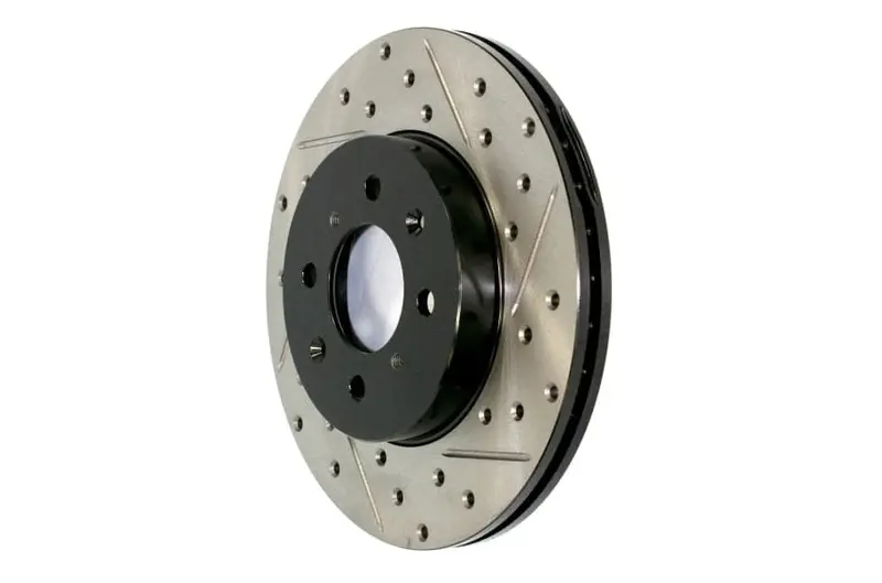 Stoptech 2009-2019 Nissan 370Z Sportstop Cryo Slotted & Drilled Front Left Rotor (St127.42100Cl) 1
