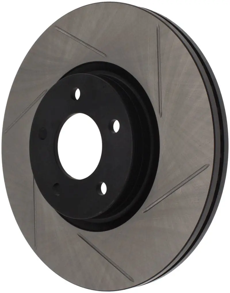 Stoptech Power Slot 07-09 Mazdaspeed3 Slotted Left Front Rotor 1