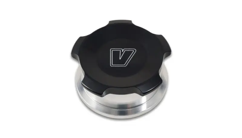 Vibrant 1.5In Od Aluminum Weld Bungs W/ Black Anodized Threaded Cap (Incl. O-Ring) 1