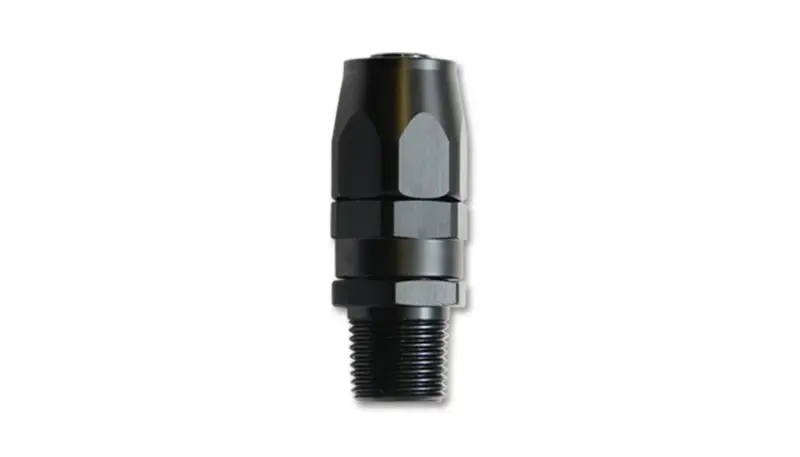 Vibrant -12An Male Npt Straight Hose End Fitting - 3/4 Npt 1