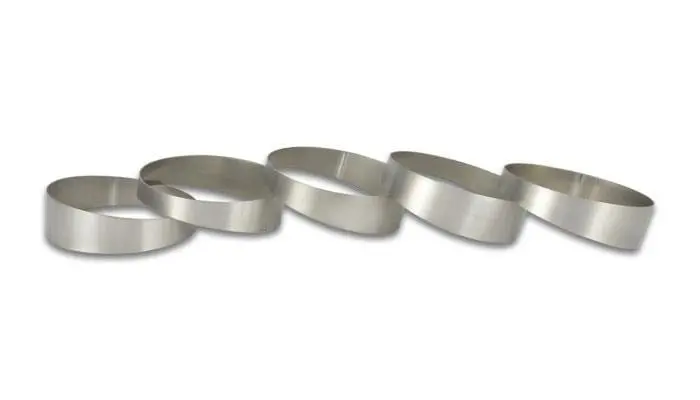 Vibrant 2.25In Od Titanium Pie Cuts - Bag Of 5 1