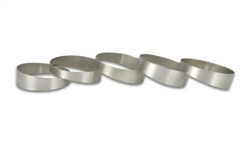 Vibrant 3.5In. O.D. Titanium Pie Cuts - Bag Of 5 1