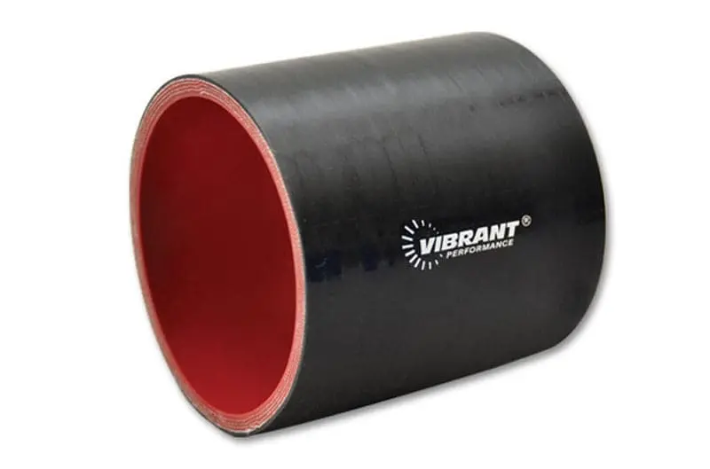 Vibrant 4 Ply Reinforced Silicone Straight Hose Coupling - 3In I.D. X 3In Long (Black) (Vib2714) 1