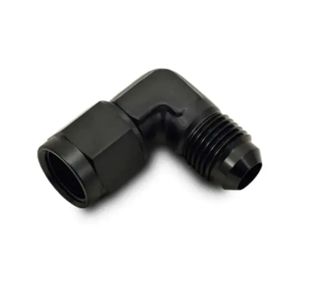 Vibrant -4An Female To -4An Male 90 Degree Swivel Adapter (An To An) - Anodized Black Only (10781) 1