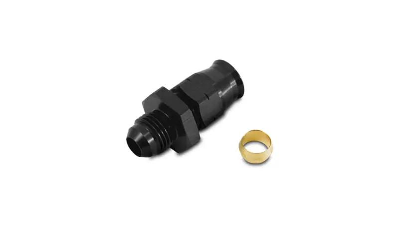Vibrant -6An Male To 3/8In Tube Adapter Fittings With Brass Olive Insert (16456) 1