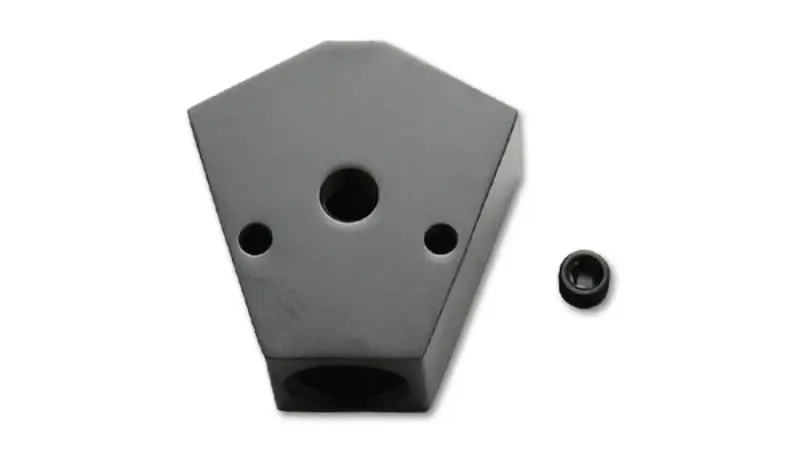 Vibrant Billet Aluminum Y-Block Fitting With 1/8In Npt Port - 1/2In Npt X 3/8In Npt X 3/8In Npt 1