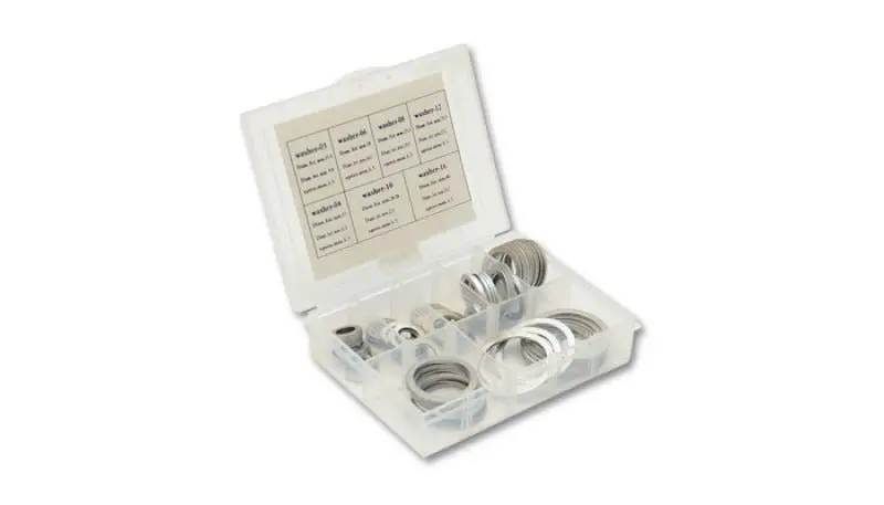 Vibrant Box Set Of Crush Washers - 10 Of Each Size: -3An To -16An 1