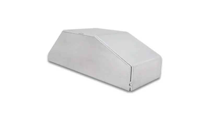 Vibrant I/C End Tank 4In Wide 9.85In Long 3.25In Tall Use W/ Horizontal I/C Core 12837 - 5052 Alum 1