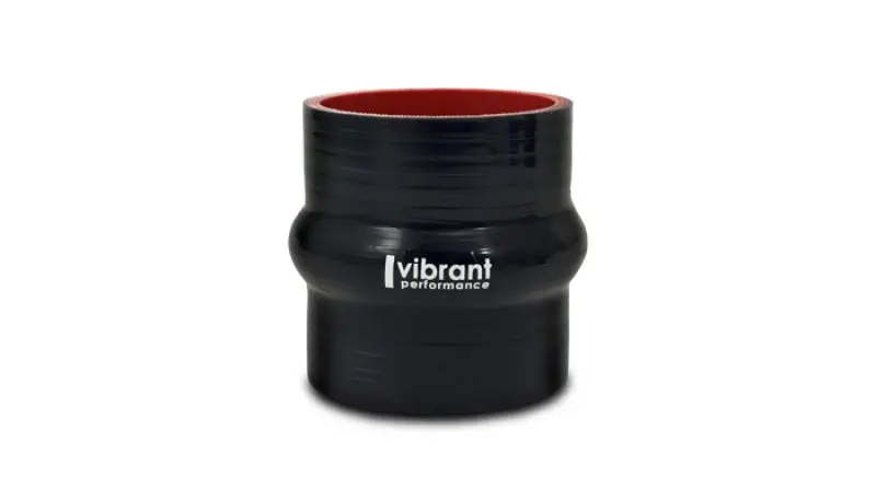 Vibrant Silicone  Hump Hose Coupler 2.375In Id X 3.00In Long - Black 1