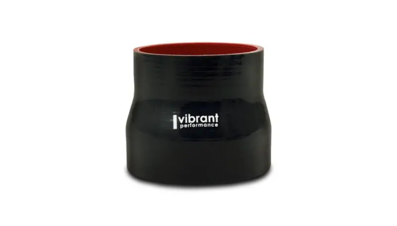 Vibrant Silicone Reducer Coupler 2.75In Id X 1.75In Id X 3.00In Long - Black 1