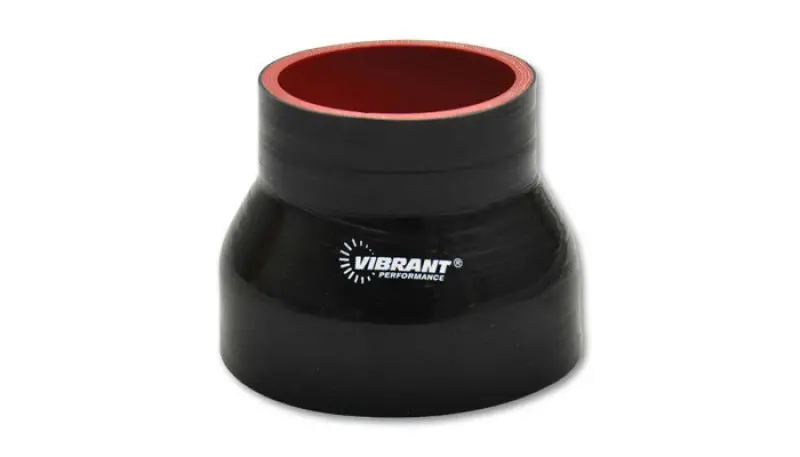 Vibrant Silicone Reducer Coupler 2.75In Id X 2.375In Id X 3.00In Long - Black 1