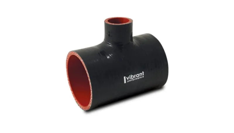 Vibrant Silicone T-Hose Coupler Hose Id 2.75In Overall Length 4In Branch Id 1In 1