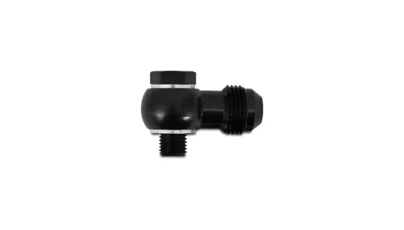 Vibrant Single -6An 9/16-20 Aluminum Male Banjo Adapter Assembly 1