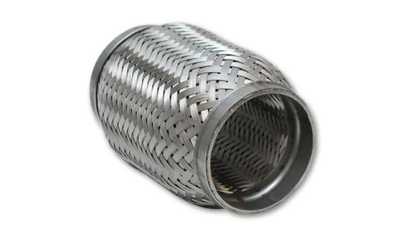 Vibrant Ss Flex Coupling With Inner Braid Liner 1.5In Inlet/Outlet X 4In Flex Length 1