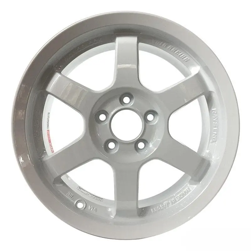 Volk Racing Te37 Gravel 15X7" +35 5X114.3 Wheel In Dash White 1