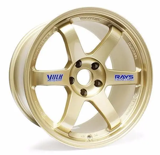 Volk Racing Te37 Og Wheel In 18X10" +41 5X120 In Gold For Civic Type R 1