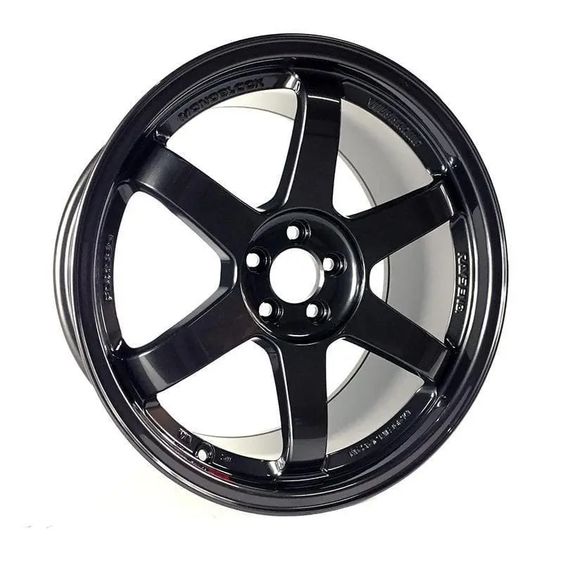 Volk Racing Te37sl 18X9.5 +38 5X120 Diamond Black (17+ Honda Civic Type R) 1
