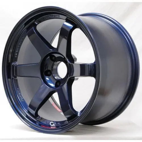Volk Te37sl 18X10" +20 5X114.3 Wheel In Mag Blue 1
