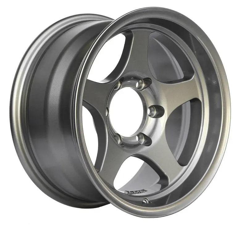 Weds Adventure Hase-Spec Ii 17X8.5" 6X139.7 -6 Offset Light Gunmetallic Wheel 1