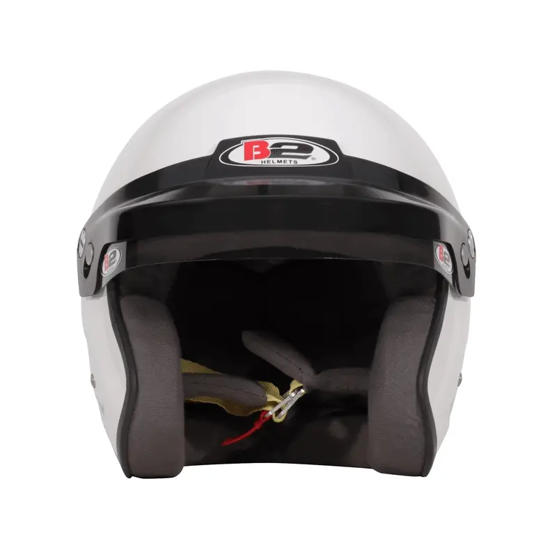 B2 Helmets Icon Series Sa2020-Certified White Motorcycle Helmet – Size Small (57–58 Cm) 1