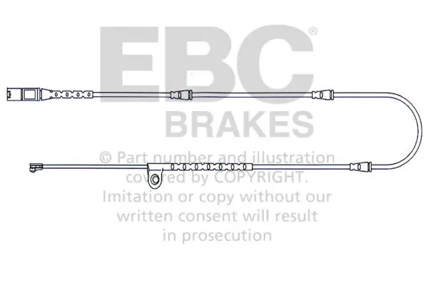 Ebc Brakes Efa141 Brake Wear Lead Sensor Kit 1