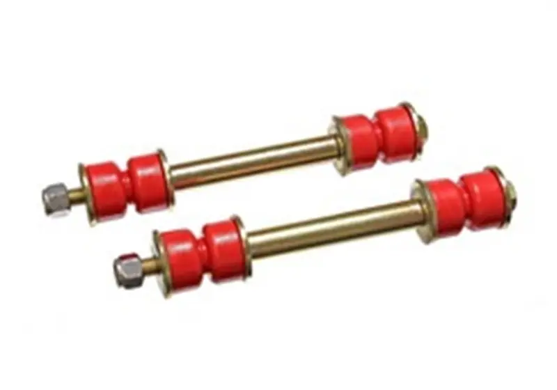 Energy Suspension 9.8119R Red Fixed-Length End Link Kit — L-3 3/8" Thread Size 1