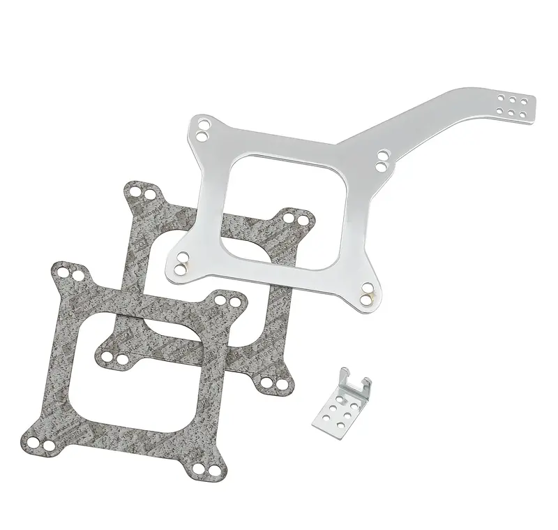 Mr. Gasket 6035 Chrome Carburetor Linkage Plate For Holley And Afb Carburetors 1