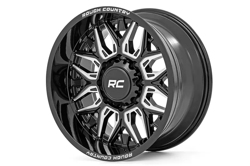 Rough Country 86221017 86 Series Wheel One-Piece Gloss Black 22X10 6X135 -19Mm Rough Country 1
